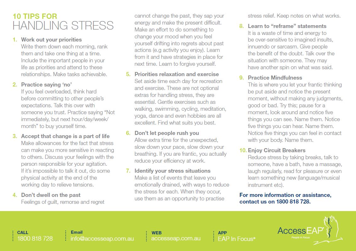 April Handling Stress Regular Dose